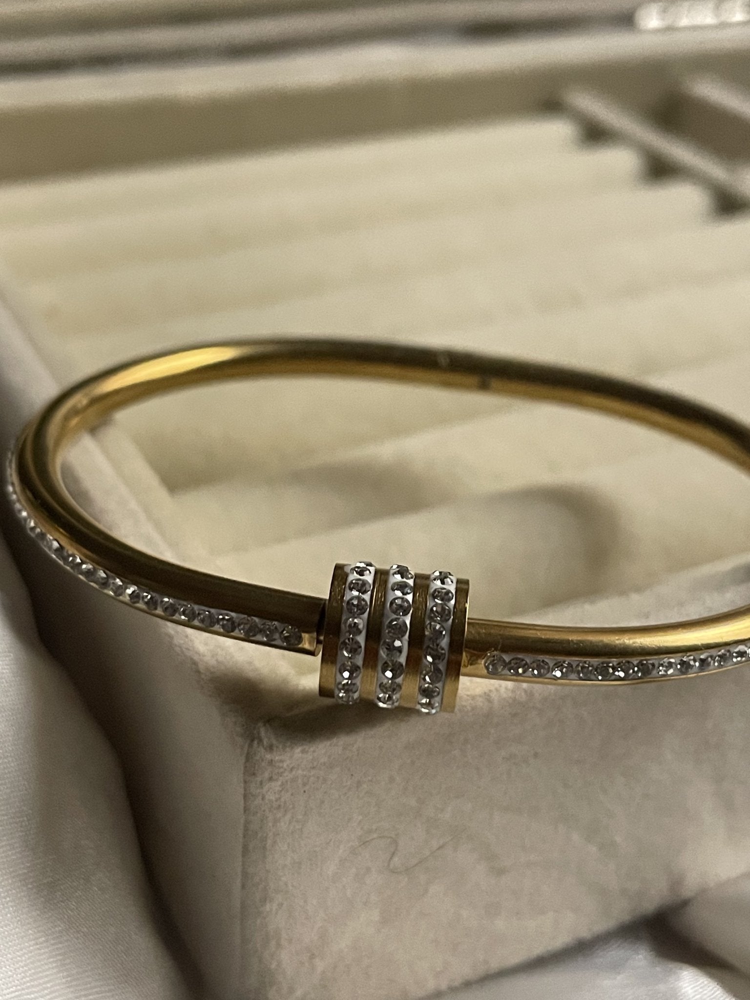 Crystal Orbit Bangle - Zella