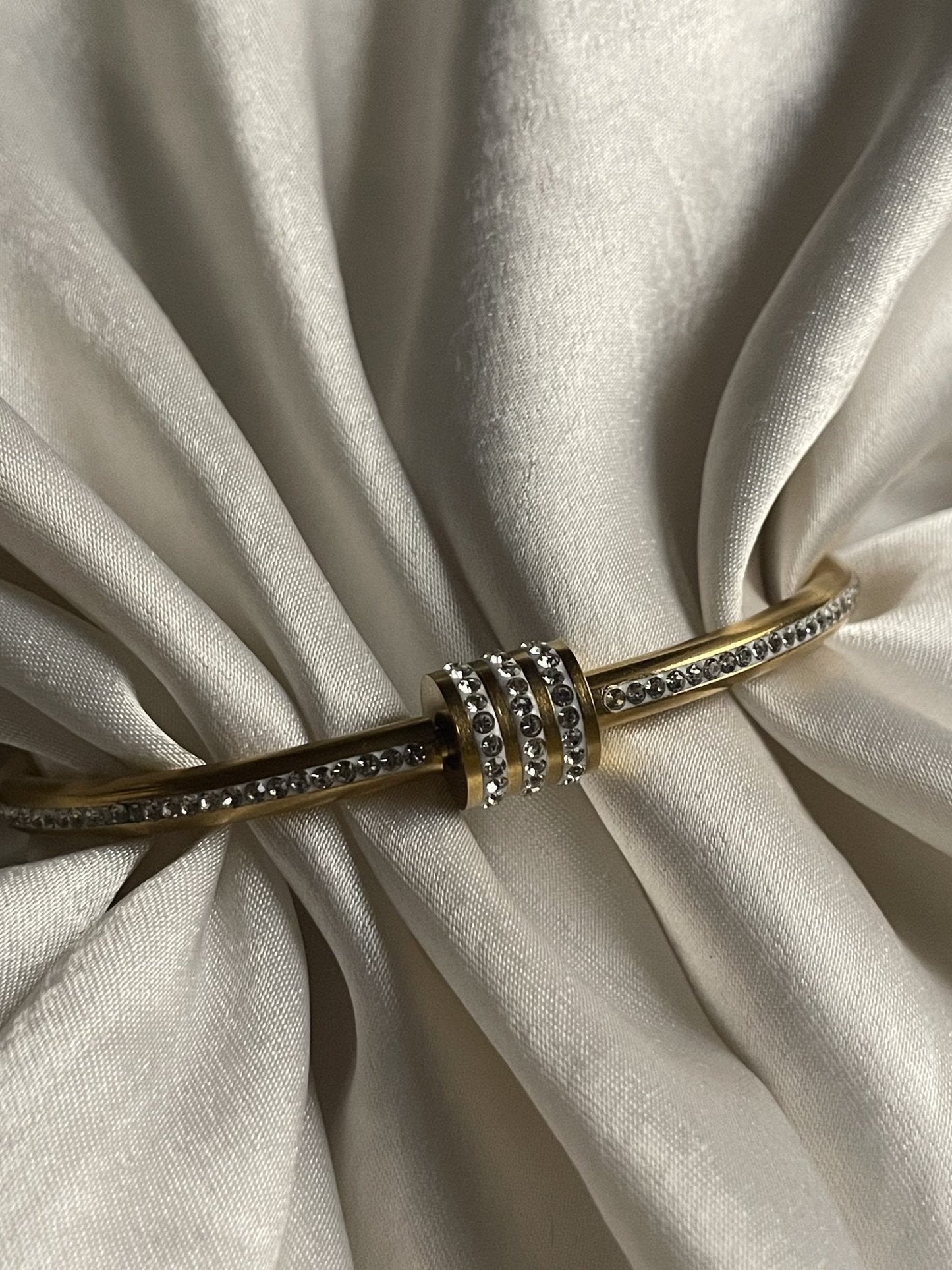 Crystal Orbit Bangle - Zella