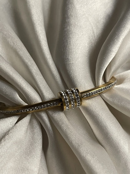 Crystal Orbit Bangle - Zella
