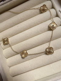 Gilded Bloom Station Necklace - Zella