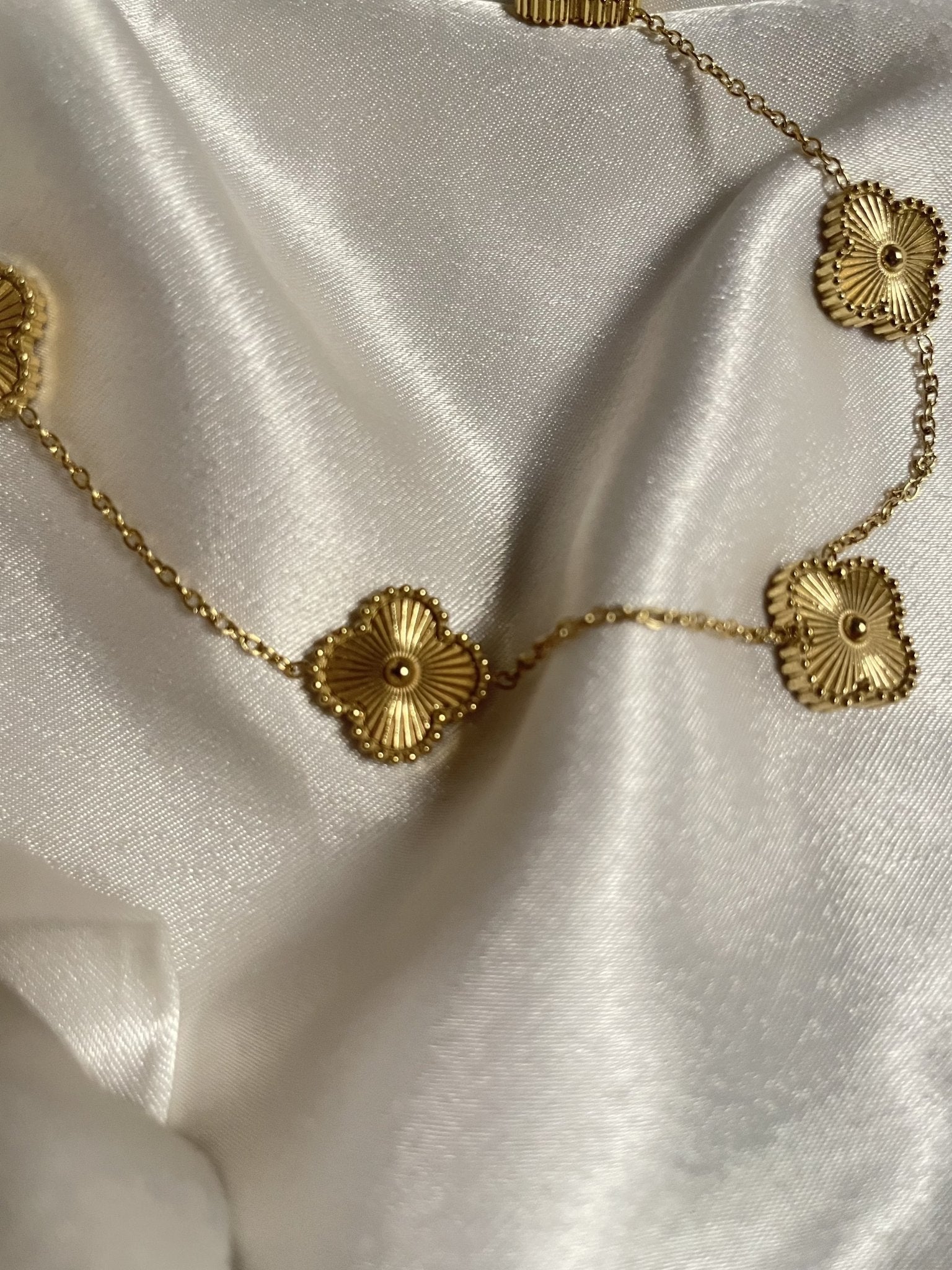 Gilded Bloom Station Necklace - Zella