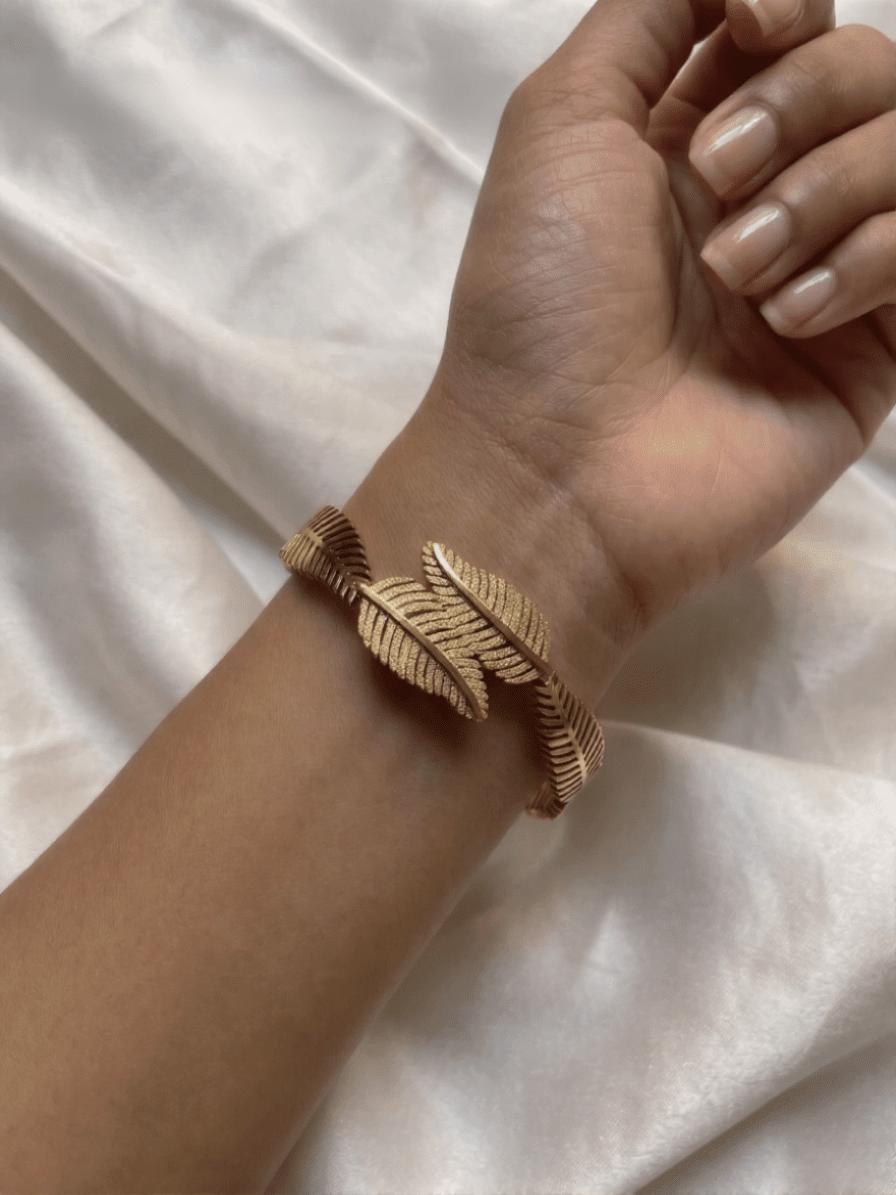 Leaf Bangle - Zella