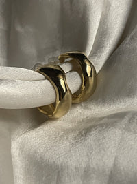 Liquid Gold Hoops - Zella