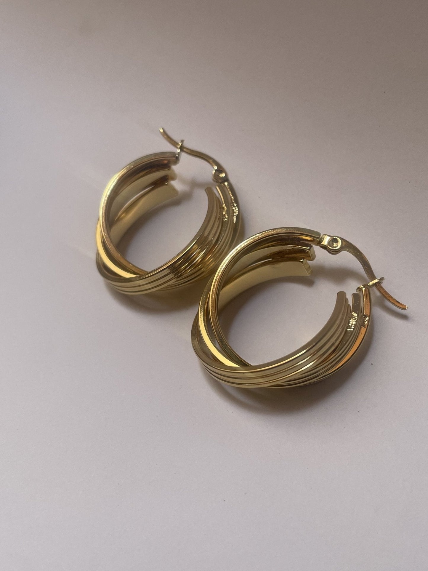 Luxe Layer Hoop Earrings - Zella
