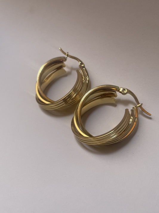 Luxe Layer Hoop Earrings - Zella