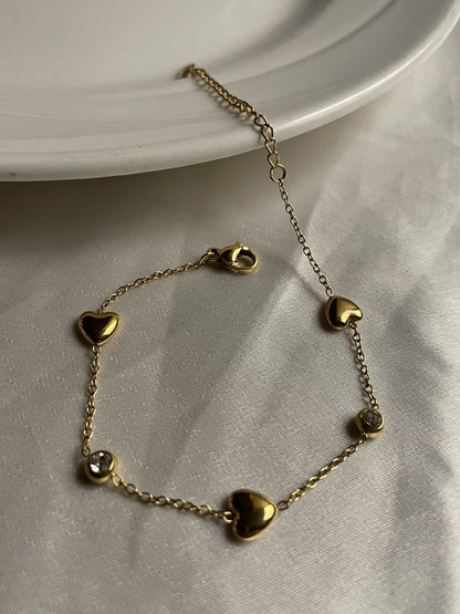 Mini Hearts Luxe Bracelet - Zella