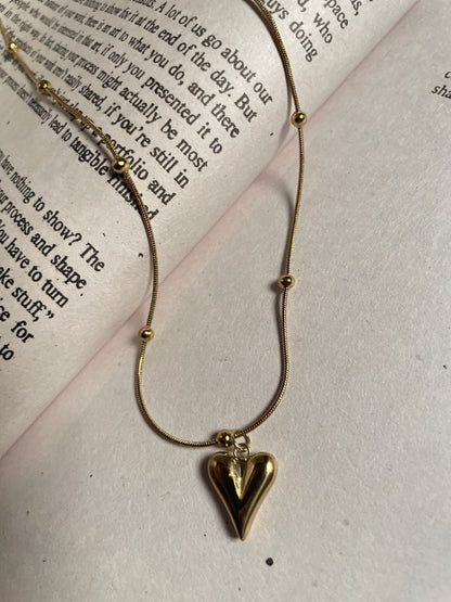 Soht Heart Charm Necklace - Zella
