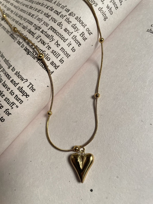 Soht Heart Charm Necklace - Zella