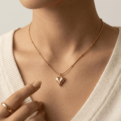 Soht Heart Charm Necklace - Zella
