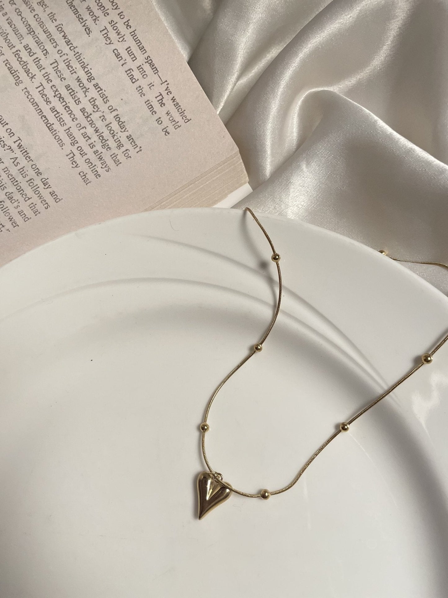 Soht Heart Charm Necklace - Zella