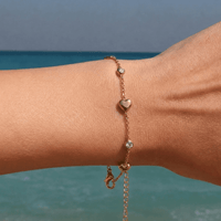 Mini Hearts Luxe Bracelet - Zella